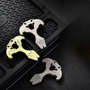 Gancho para dedo multifuncional, gadgets EDC, ganchos para dedo de titanio