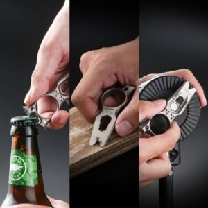 Protector de dedos multifuncional para exteriores PioneerEDC Titanium