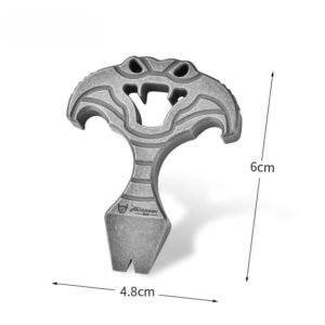 Gancho para dedo multifuncional, gadgets EDC, ganchos para dedo de titanio