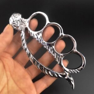Pulsera de artes marciales de la Bella Durmiente con puño americano para cuatro dedos