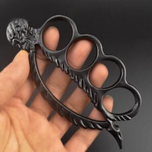 Pulsera de artes marciales de la Bella Durmiente con puño americano para cuatro dedos