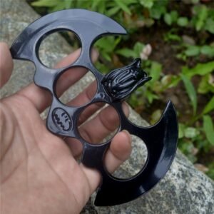 Plumero de murciélago grande, suministros para artes marciales, plumero de nudillos de cuatro dedos