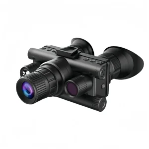 Binoculares para exteriores con casco t??ctico montado en la cabeza, telescopio de visión nocturna, binoculares digitales HD, tecnolog??a negra, infrarrojos, poca luz