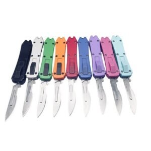 Scalpel Utility Knife With 10 Blade Knife Pink Box Cutter