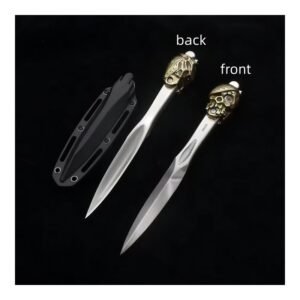 Pirate Skull M390 Push Dagger