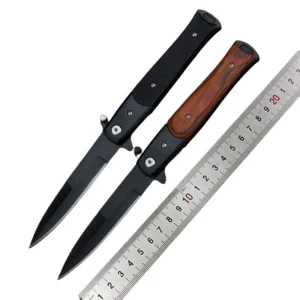 Outdoor Folding Stiletto Knife – Swordfish Blade Survival Design