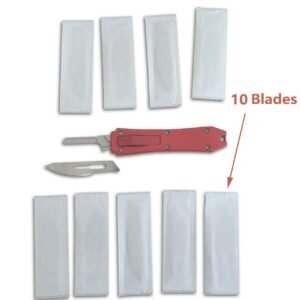 Scalpel Utility Knife With 10 Blade Knife Blue Box Cutter