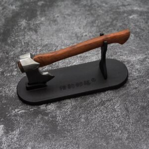 Mini 440C Hand Axe with Red Sandalwood Handle