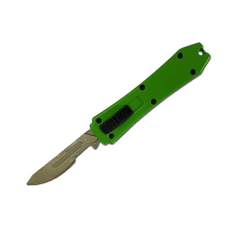 6-3.jpg Scalpel Utility Knife With 10 Blade Knife Green Box Cutter