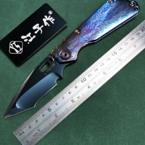 Pioneer SNG Mirror DLC M390 Titanium Alloy Handle SF Express Folding Knife