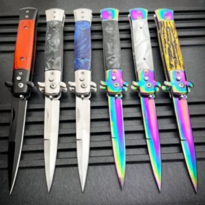 Classic Italian Stiletto Switchblade Knife – Automatic