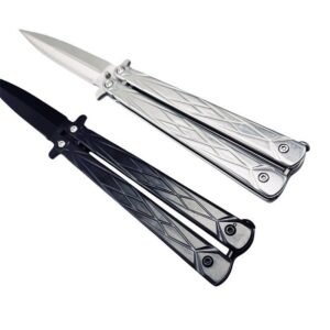 Double Edge Butterfly Knife Black