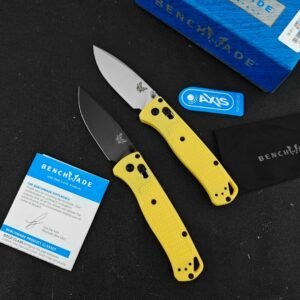 Butterfly 535 Yellow Stem Fold Folding Knife