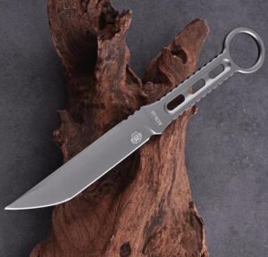 Krypton Thunder Rhino T-ray Round Label Fixed Blade Knife