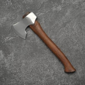 Mini 440C Hand Axe with Red Sandalwood Handle