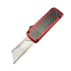 Carbon Fiber Handle Box Cutter --Red